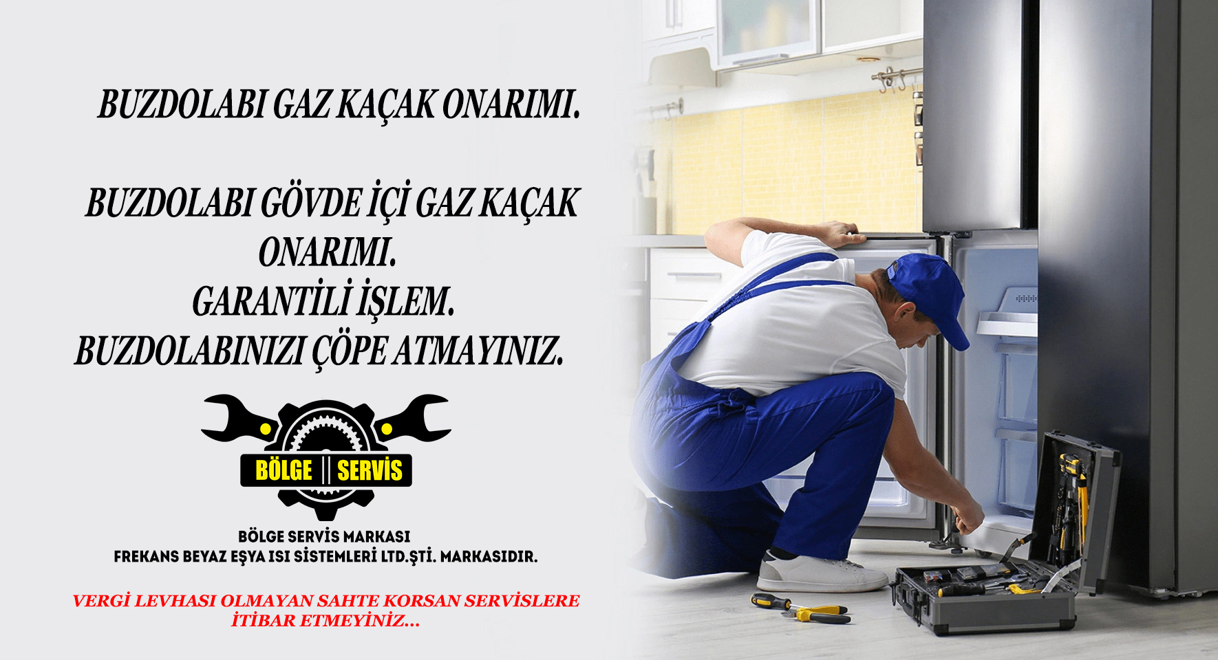 Ankara Buzdolabı Gaz Kaçak Onarımı